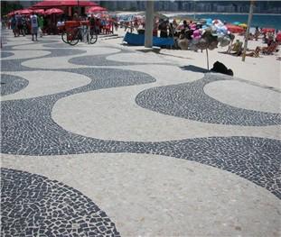 Burle Marx's wave pattern along the Copacabana promenade
