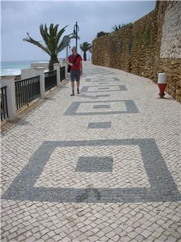 Simple black squares at Luz, on the Algarve